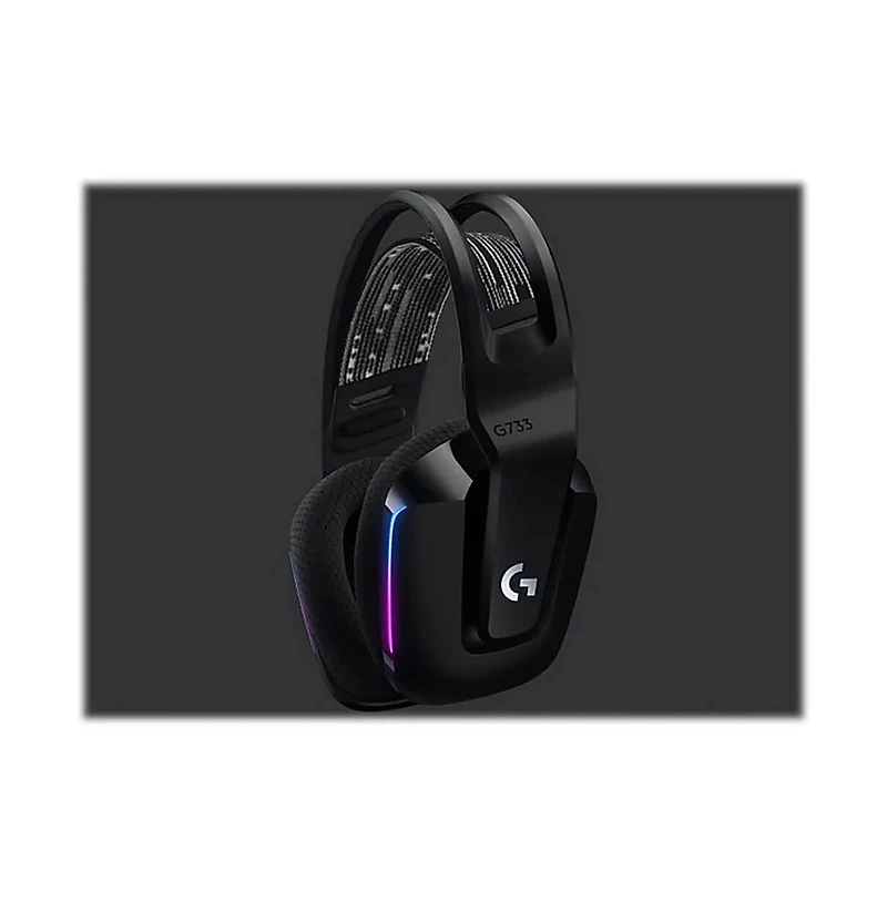 Logitech G Series G733 Black Wireless Over-the-Ear Gaming Headset
