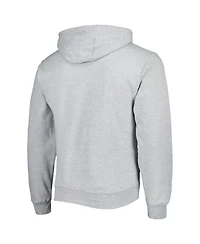Men's League Collegiate Wear Heather Gray Michigan State Spartans Arch Essential Fleece Pullover Hoodie