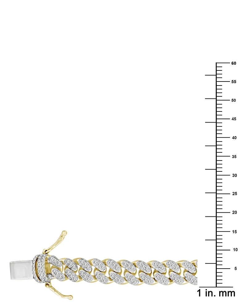 Men's Diamond Cuban Link 22" Chain Necklace (2-1/2 ct. t.w.) in 10k Gold