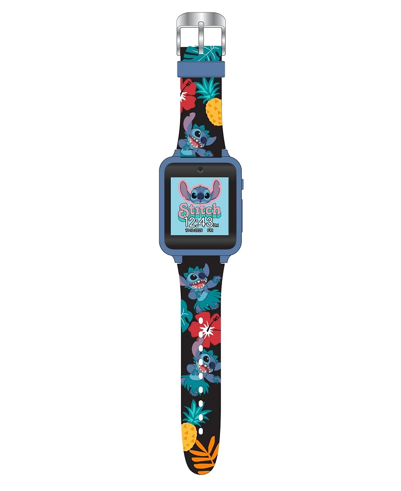 Disney Children's Lilo and Stitch Blue Silicone Smart Watch 38mm