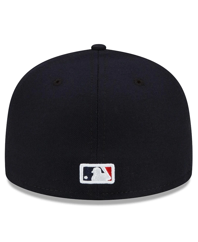 Men's New Era Navy Minnesota Twins 2023 Authentic Collection Road 59FIFTY Fitted Hat