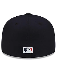 Men's New Era Navy Minnesota Twins 2023 Authentic Collection Road 59FIFTY Fitted Hat