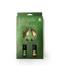 Pursonic Lava stone Bracelet with Peppermint & Sweet Orange essential oils