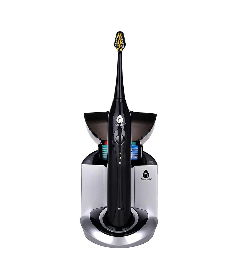 Pursonic Deluxe Plus Electric Rechargeable Toothbrush with Built Uv sanitizer
