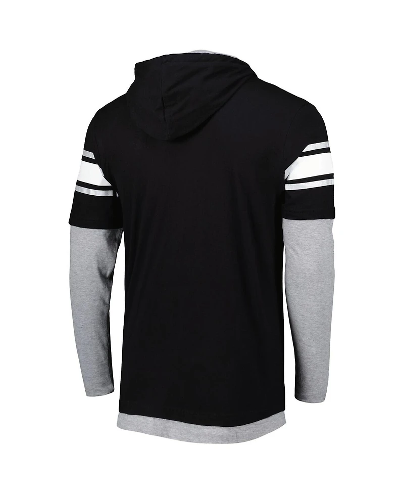 Men's New Era Black Las Vegas Raiders Long Sleeve Hoodie T-shirt