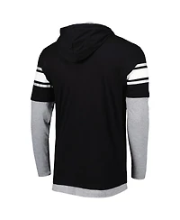 Men's New Era Black Las Vegas Raiders Long Sleeve Hoodie T-shirt