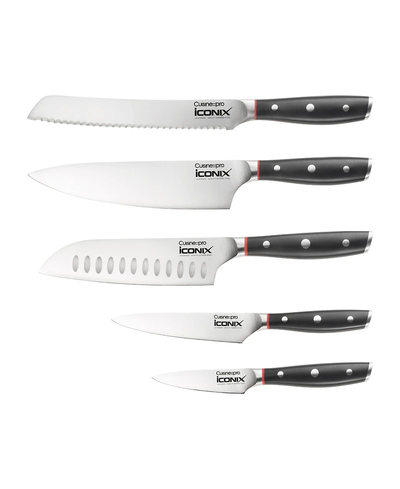 Cuisine::pro Iconix Holz Knife Block Set, 6 Piece