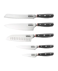 Cuisine::pro Iconix Holz Knife Block Set, 6 Piece