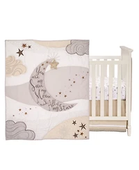 Lambs & Ivy Baby Goodnight Moon 3-Piece Celestial Nursery Crib Bedding Set
