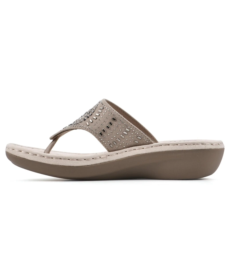 Cliffs by White Mountain Cienna Comfort Thong Sandals