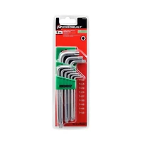 Powerbuilt 9 Piece Long Arm Torx Key Wrench Set