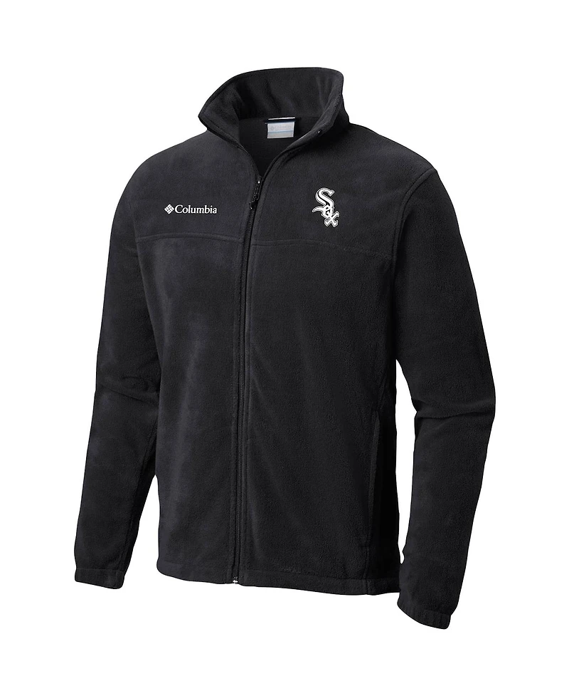 Men's Columbia Black Chicago White Sox Steens Mountain Full-Zip Jacket