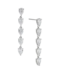 Eliot Danori Pear Shape Cubic Zirconia Drop Earring, Created for Macy's