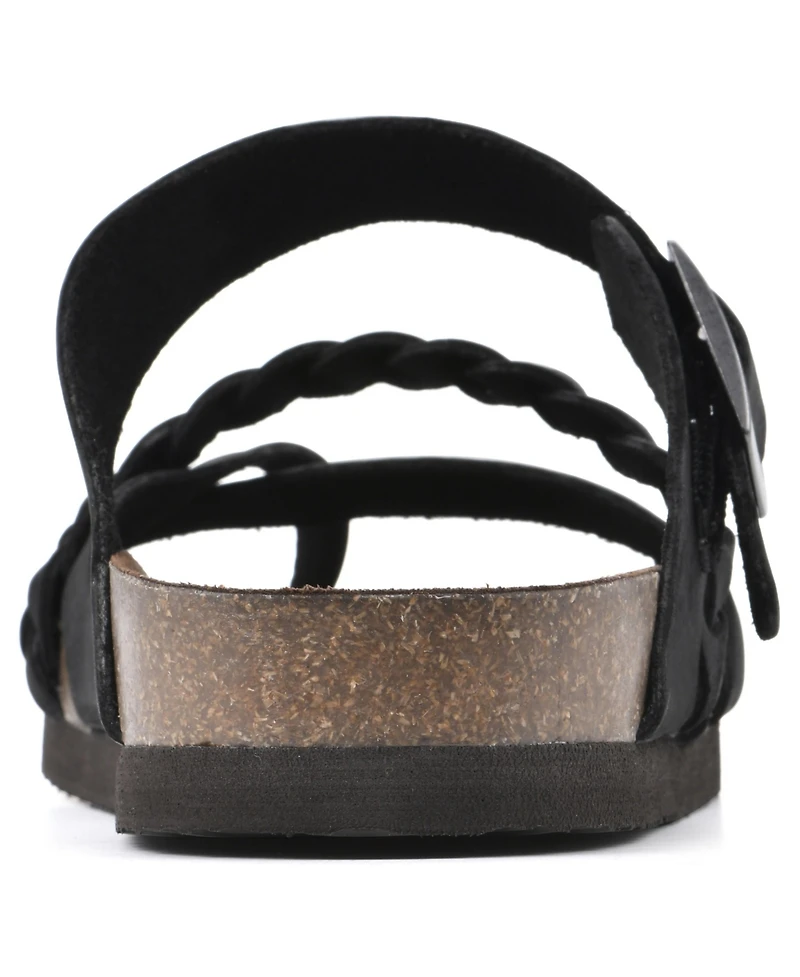 White Mountain Women's Hazy Footbed Sandals