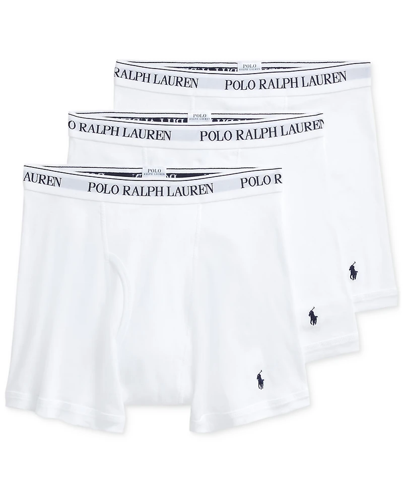 Polo Ralph Lauren Men's 3-Pack Classic Cotton Boxer Briefs