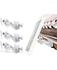 Wasserstein Gutter Mount Compatible with Ring, Arlo, Blink, Reolink Cams and Compatible Solar Panels ( Pack