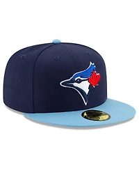 Men's New Era Navy Toronto Blue Jays Alternate 4 Authentic Collection On-Field 59FIFTY Fitted Hat