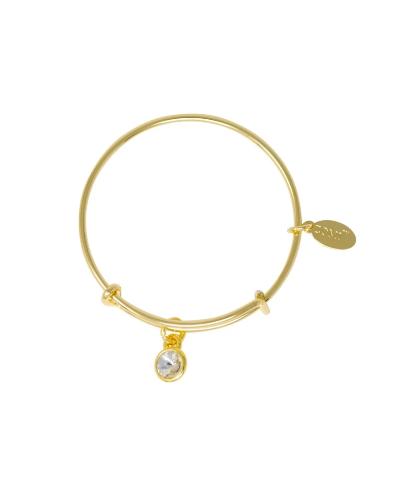 Zomi Gems Birthstone Bangle Bracelet for Kids