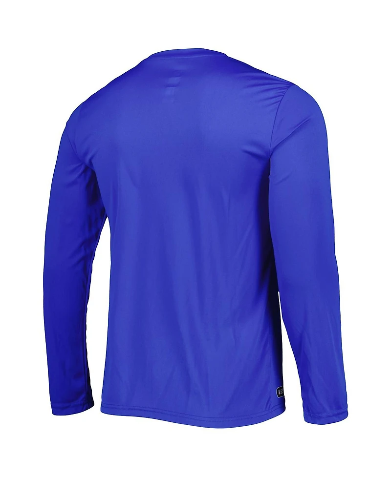 Men's New Era Royal Los Angeles Rams Combine Authentic Offsides Long Sleeve T-shirt