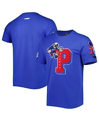 Men's Pro Standard Royal Philadelphia 76ers Mash Up Capsule T-shirt