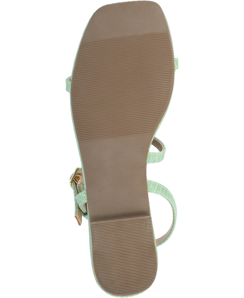 Journee Collection Women's Crishell Flat Sandals