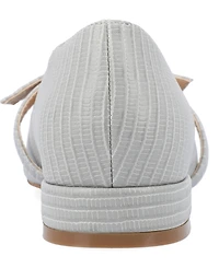 Journee Collection Women's Cait Bow Mary Jane Pointed Toe Flats