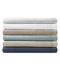 Madison Park Waffle Weave Cotton Blanket