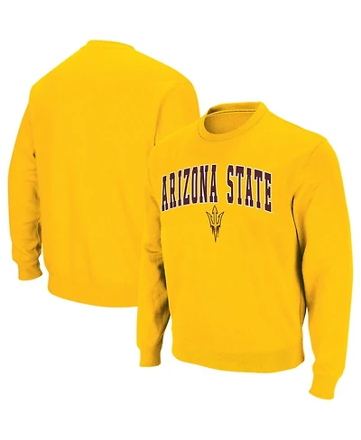 Colosseum Men's Arizona State Sun Devils Arch & Logo Pullover Sweatshirt