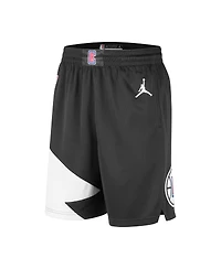 Men's Jordan Black La Clippers 2022/2023 Statement Edition Swingman Performance Shorts