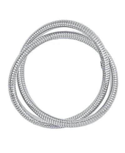 And Now This Interlocking Double Twisted Stretch Bracelet