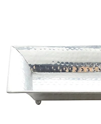 Rosemary Lane Aluminum Tray, Set of 3, 24", 21", 18" W