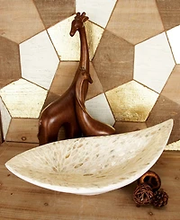 Rosemary Lane Mother of Pearl Tray, 22" x 6" x 10"