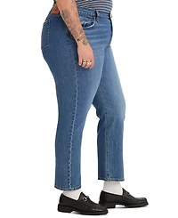 Levi's Trendy Plus 501 Cotton High-Rise Jeans
