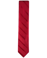 Tommy Hilfiger Men's Solid Textured Stripe Tie