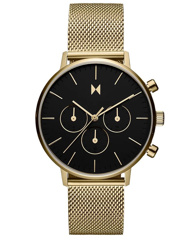 Mvmt Men's Legacy Quartz Mesh Gold-tone Watch 42mm