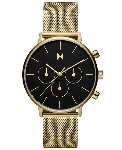Mvmt Men's Legacy Quartz Mesh Gold-tone Watch 42mm