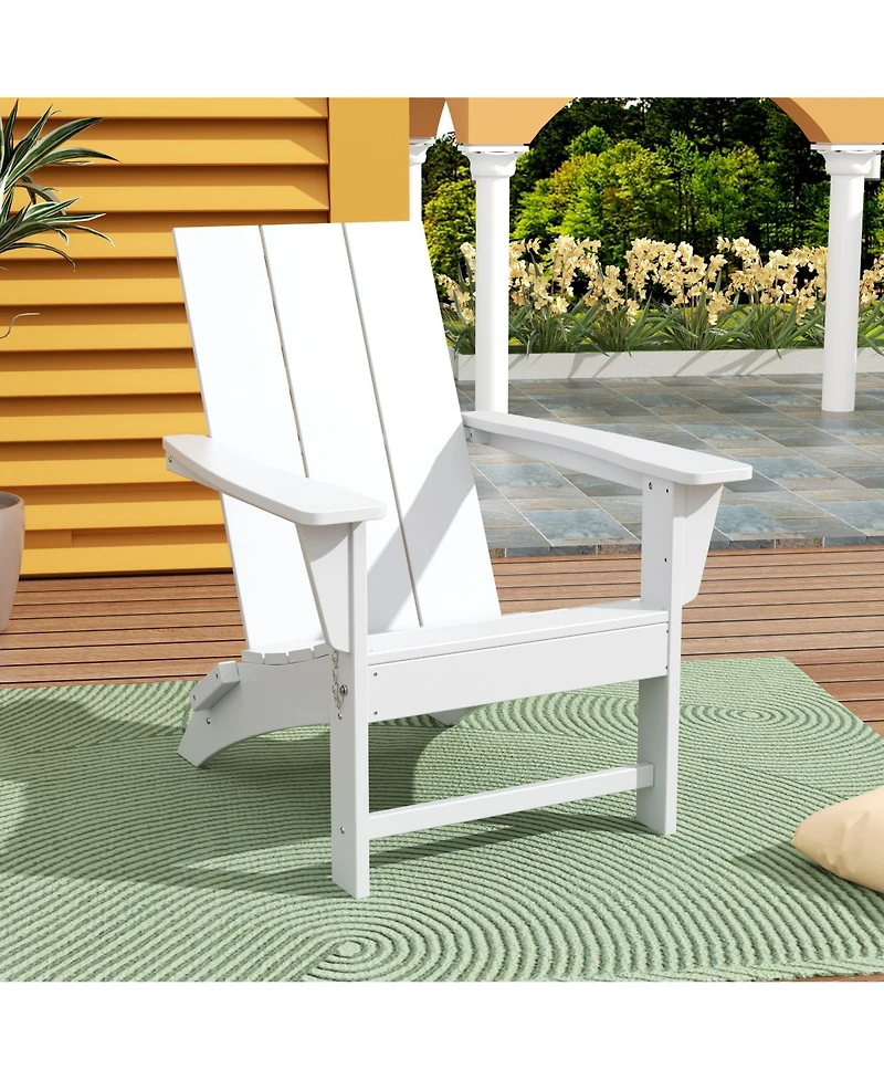 Modern Outdoor Folding Adirondack Chair