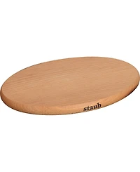 Staub 11.4" Oval Magnetic Wood Trivet