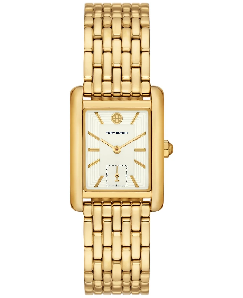 Tory Burch Women's Eleanor Gold-Tone Stainless Steel Bracelet Watch 34mm