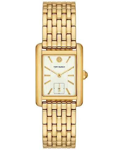 Tory Burch Women's Eleanor Gold-Tone Stainless Steel Bracelet Watch 34mm