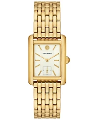 Tory Burch Women's Eleanor Gold-Tone Stainless Steel Bracelet Watch 34mm