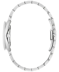 Bulova Women's Duality Diamond (1/8 ct. t.w.) Stainless Steel Bracelet Watch Box Set 34mm