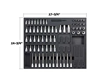 Powerbuilt 64 Piece Pro Tech Bit and E-Torx Socket Set