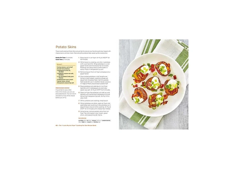 The "I Love My Air Fryer" Cooking for One Recipe Book: 175 Easy and Delicious Single-Serving Recipes, from Chicken Parmesan to Pineapple Upside-Down C