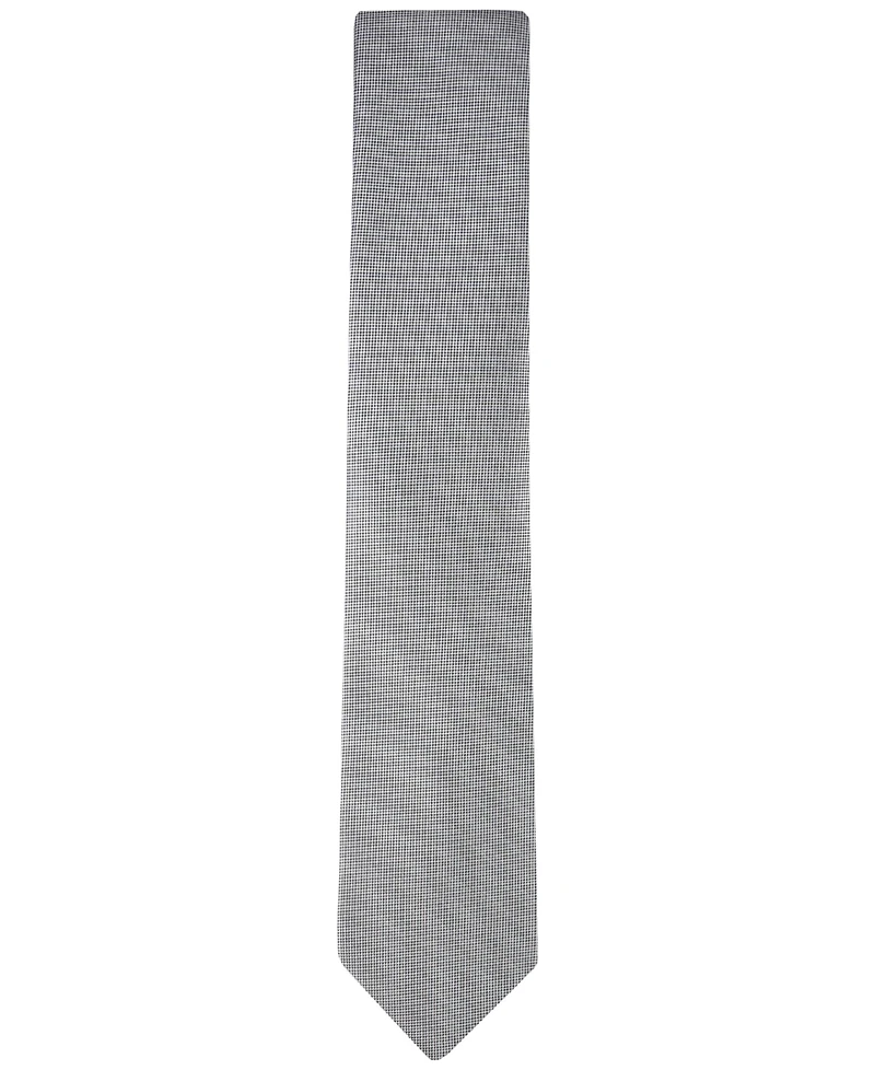 Calvin Klein Men's Silver-Spun Solid Tie