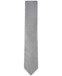 Calvin Klein Men's Silver-Spun Solid Tie