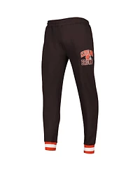 Men's Starter Brown Cleveland Browns Blitz Fleece Jogger Pants