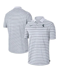 Men's Nike White Michigan State Spartans Icon Victory Coaches 2022 Early Season Performance Polo Shirt