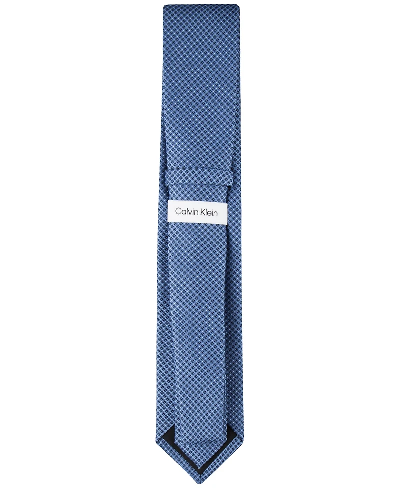 Calvin Klein Men's Steel Micro-Dot Solid Tie