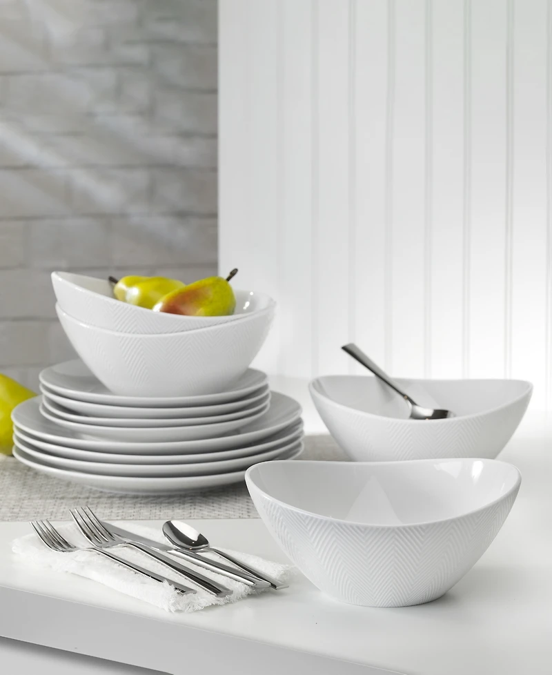 Euro Ceramica Highlands Serving Bowls, Set of 4